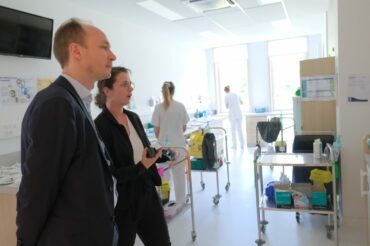 Visite du député Vincent Seitlinger à l’Hôpital Robert Schuman