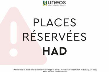 Places réservée HAD – Merci de respecter les affichages