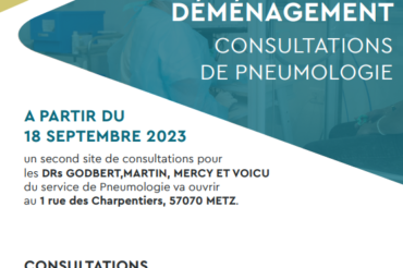 Ouverture du second site de consultations de pneumologie