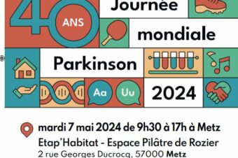 France Parkinson : journée mondiale de Moselle le 7 mai 2024 !