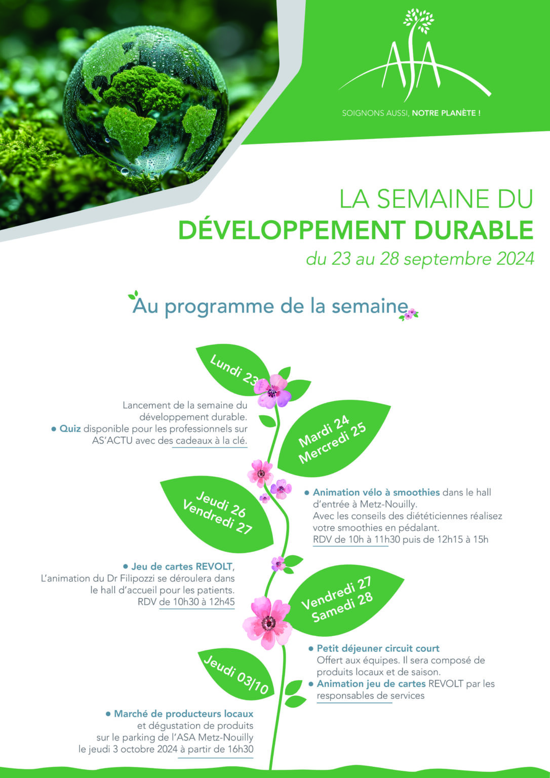 [ASA] La semaine du Développement Durable 🌱 – Actuneos