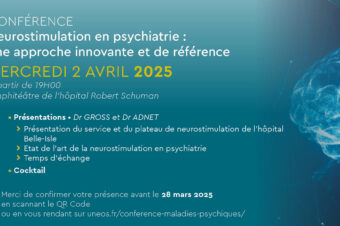 Conférence « Maladies psychiques » – Découvrez la neurostimulation en psychiatrie
